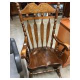 Wooden rocking chair