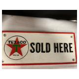 Cast iron sign 9 1/2 ï¿½ long