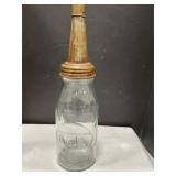 Gulf Glass oil bottle