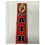 Advertisement tin sign 16ï¿½ x 4ï¿½