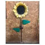 Metal Sunflower garden art 55ï¿½tall