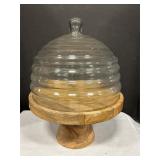 Cheese stand with dome