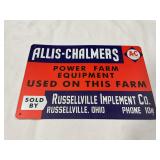 Advertisement tin sign 12ï¿½ x 8ï¿½