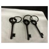Cast iron skeleton keys