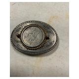 Eisenhower Dollar belt buckle