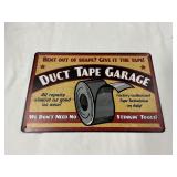 Advertisement tin sign 12ï¿½ x 8ï¿½