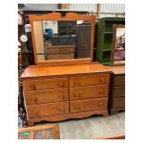 Sumter Dresser w mirror 6 drawers