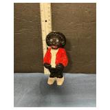 Vintage black Americana  cast iron bank