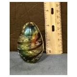 Marked glass Paper weight