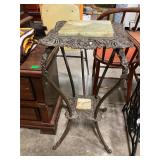 Marble top plant stand 31ï¿½ tall
