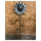 Metal Sunflower yard art 44ï¿½tall