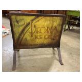 Double Sided ..free standing Peoria Ice Cream sgn