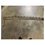 Vintage 2 person saw 60" long