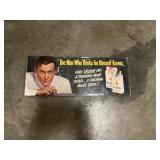 Plexiglass sign 28" long 11" tall