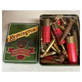 Tin of assorted shells