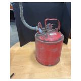 Vintage 5gal gas can