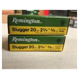 Remington Sluggers 20 gauge 10 shells
