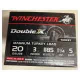 Winchester Double X 20 Gauge Turkey Shells