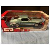 Maid to 1968 Mustang model car in box