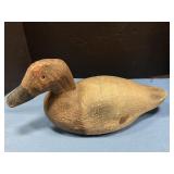 Antique wooden duck decoy Animal Trap co.