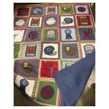 Pottery Barn Sports Quilt 66"x83"