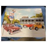 Rt 66 metal sign 12"x16"