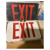 Exit sign