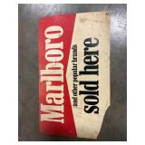 Marlboro metal sign 27" long x 16" tall