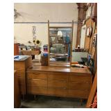 Full size Bed w/ footboard & Dresser with rails