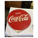 Coca-Cola porcelain sin 17" tall x 16" wide
