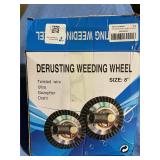 8" Derusting Weeding Wheel