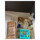 Small flat of household items