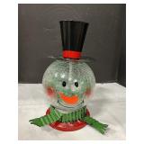 Snowman head on stand