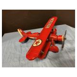 Texaco  metal airplane 10"