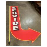 Double sided Service sign  7