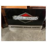 Briggs &  Stratton metal sign 35"x23" no ship