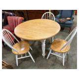 Oak Table W 3chairs no ship