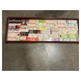 Games/ concert memorabilia 37" x 13" tall