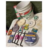 Bucket of misc items