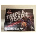 He I shot Triple Beard 20 gauge shells 10 shells