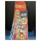 Cardboard Camel Sign 22" Tall x 9" wide