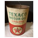 Texaco oil can