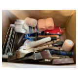 Box of paint Brushes/ Rollers