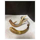 Gunpowder horn & Antler