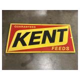 Kent Feed Sign 46" long x 24" tall