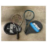 2 Prince Tennis Rackets