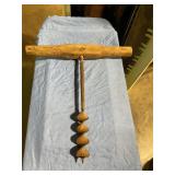 Antique T Handle Wood Auger