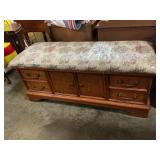 Cedar Chest with padded lid