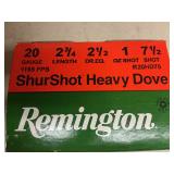 Remington Sure Shot heavy dove 20 Ga 25 Shells
