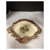 Decorative glass bowl